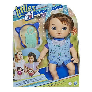 Baby Alive Littles, Carry ?N Go Squad, Little Matteo Brown Hair Boy Doll, Carrier, Accessories, Toy for Kids Ages 3 Years & Up