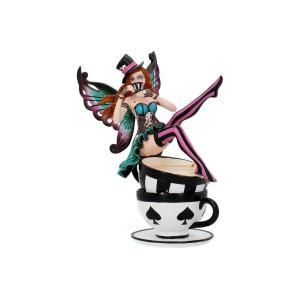 Nemesis Now B3317J7 Hatter 16Cm Figurine Resin Teal One Size