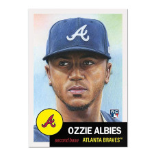 Atlanta Braves 32 Ozzie Albies Mlb Topps Living Set Card