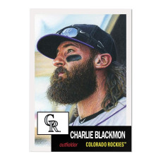 MLB Colorado Rockies Charlie Blackmon Topps Living Card