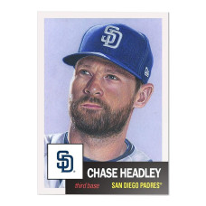 San Diego Padres 24 Chase Headley Mlb Topps Living Set Card