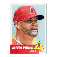 La Angels 22 Albert Pujols Mlb Topps Living Set Card