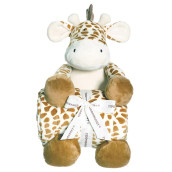 Teddykompaniet Diinglisar collection 11 Inch Plush giraffe and Blanket Set