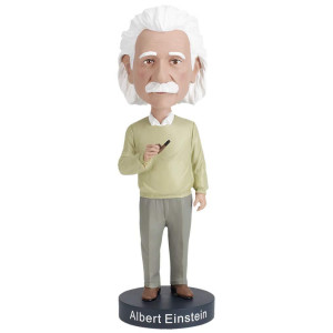 Royal Bobbles Albert Einstein Bobblehead Premium Polyresin Lifelike Figure Unique Serial Number Exquisite Detail