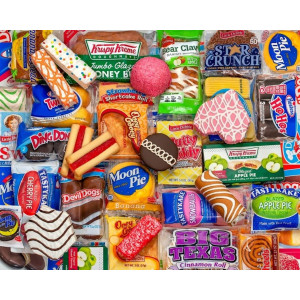 Springbok Snack Treats 500 Piece Jigsaw Puzzle Nostalgic Photo Of Our Favorite Snacks From Past