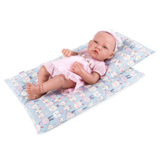 18 Inch Doll Bedding 2 Pc Set Reversible Print Doll Bedding Accessories With Comforter And Pillow Fits American Girl Dolls