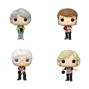 Funko Tv Pop Golden Girls Collectors Set 2 Sophia In Bowling Uniform Blanche In Bowling Uniform Dorothy In Bowling Uniform