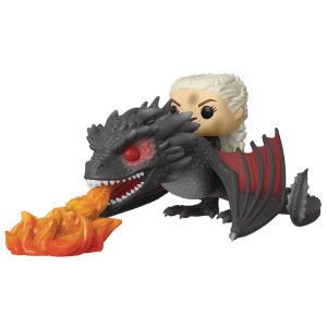 Pop Rides Game Of Thrones Daenerys On Fiery Drogon Multicolor Standard