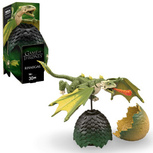 Mega Construx Game Of Thrones Rhaegal Construction Set With Character Figures Building Toys For Collectors 30 Pieces