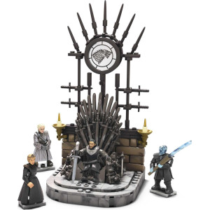 Mega Construx Game Of Thrones The Iron Throne Construction Set With Character Figures Building Toys For Collectors 260 Pieces