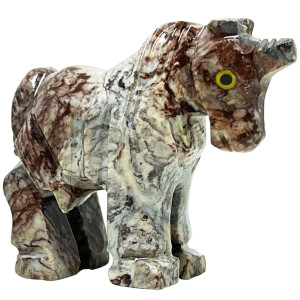 Nelson Creations Llc 2 Inch Unicorn Handcarved Soapstone Animal Totem Figurine