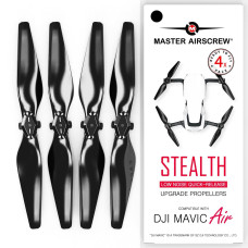 Master Airscrew Stealth Propellers For Dji Mavic Air Black 4 Pcs