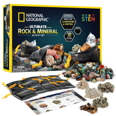 National Geographic Kids Rock Collection 125 Lb Assorted Rocks Minerals Gemstones Plus 50 Cool Rocks And Minerals To Share