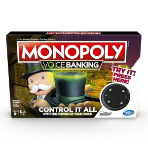 Monopoly Voice Banking Electronic Family Board Game For Ages 8 And Up