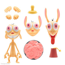 Super7 Ultimates Ren 7 Ren And Stimpy Action Figure With Accessories Classic Cartoon Collectibles And Retro Toys