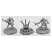 Reaper Miniatures REM49003 Bones Sliggs & Squarg Miniatures Set&44 Black - Pack of 3
