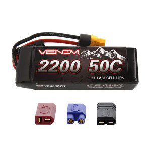 Venom Power 50C 3S 2200Mah 111V Rc Rock Crawler Lipo Battery With Universal Plug