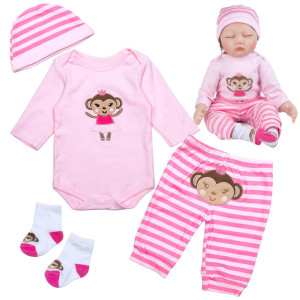 Reborn Baby Doll Clothes For Girl 2022 Inches Newborn Girl Baby Doll Clothing Sets