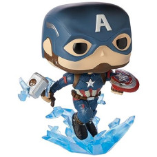 Funko Pop! Marvel: Avengers Endgame - Captain America With Broken Shield & Mjoinir