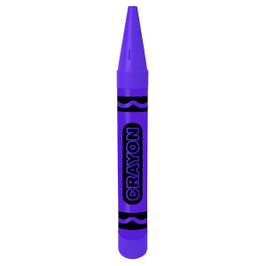 Pmu Giant Crayon Bank 36 Inch Purple Color 1Pkg Pkg1