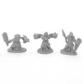 Reaper Miniatures REM44041 Bones Bloodstone gnome Warriors Miniatures Black - Pack of 3