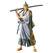 Banpresto 39846 One Piece Dxf The Grandline Men Wanokuni Vol2 Roronoa Zoro Figure