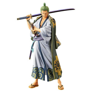 Banpresto 39846 One Piece Dxf The Grandline Men Wanokuni Vol2 Roronoa Zoro Figure