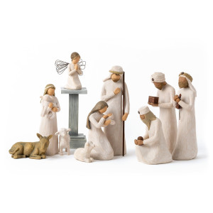 Willow Tree Nativity Starter Figures With The Three Wisemen Plus Angel 11Piece Set