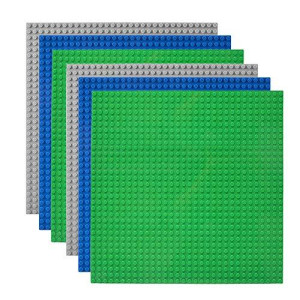 Lekebaby Classic Baseplates Building Base Plates For Building Bricks 100% Compatible With Major Brands-Baseplates 10" X 10",Age 3 And Up, Pack Of 6
