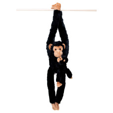 28Inch Hanging Monkey Stuffed Animal With Baby Monkey Toy With Specially Designed Ultra Soft Plush Feel Hands And Feet Conn