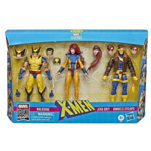 Hasbro Marvel Legends Series 6Inch Collectible Action Figures 3Pack Xmen Toys Wolverine Jean Grey Marvels Cyclops Premium