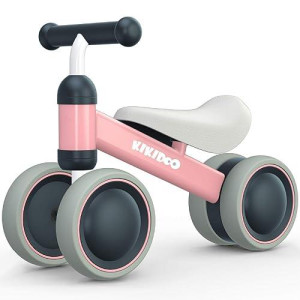 Kikidoo - Baby Bicycle For 12-24 Months, Sturdy Balance Bike, Perfect As First Bike Or Birthday Gift, Safe Riding Toys For 1 Year Old Boy Girl Ideal Baby Bike