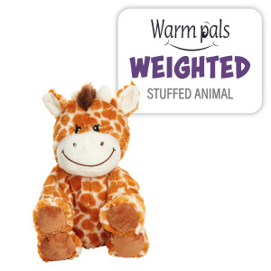 Warm Pals Flirty Giraffe 15Lbs Cozy Microwavable Lavender Scented Plush Toys Heated Stuffed Animal Heatable Coolable