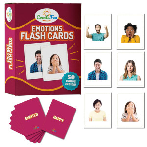 Emotions Flash Cards Volume 250 Feeling Flash Cards For Kids Durable Feeling Flash Cards For Speech Therapy Occupational The