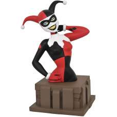 Diamond Select Toys Batman The Animated Series Harley Quinn Harlequinade Resin Bust Multicolor