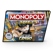 Monopoly Speed Fast Playing Monopoly Board Game Play Time In Under 10 Min Game For 24 Players Ages 8