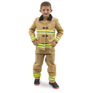 Fearless Firefighter Childrens Halloween Costume Kids Fireman Suit Small