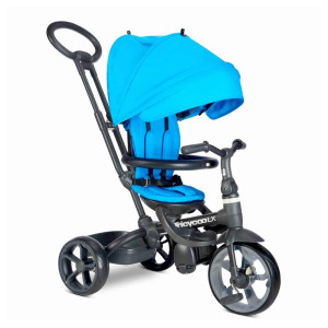 Joovy Tricycoo Lx Premium Kids Tricycle With 8 Stages Featuring Chunky Front Tire Removable And Adjustable Parent Handle Safet