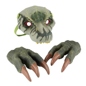 2Cfun Dinosaur Mask And Dino Claws Set For Kids Dinosaur Halloween Costume For Kids Christmas Gifttyrannosaurus