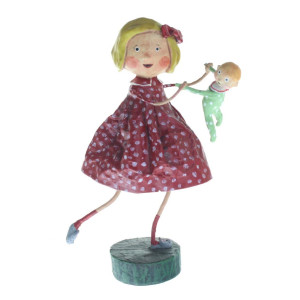 Lori Mitchell Dancing With Baby Figurine 7