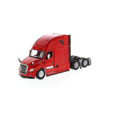 Freightliner New Cascadia Sleeper Cab Truck Tractor Red 1/50 Diecast Model By Diecast Masters 71029