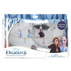 Luv Her Frozen 2 Girls Addacharm Toy Bracelet And Costume Jewelry Box Set With 1 Bracelet And 5 Charms Ages 3