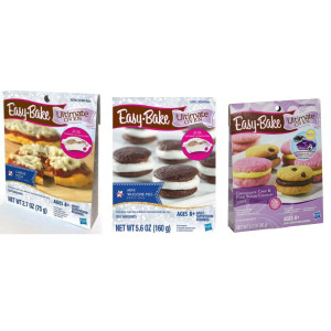 Set Of 3 Easybake Oven Mixes Refills Pizza Chocolate Chip And Sugar Cookies Whoopie Pies By Interc