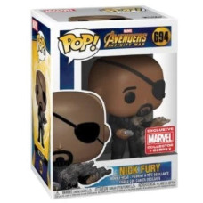 Funko Pop Marvel 80 Years Classic Nick Fury 523 Nycc Shared Sticker Exclusive