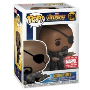 Funko Pop Marvel 80 Years Classic Nick Fury 523 Nycc Shared Sticker Exclusive