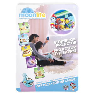 Moonlite Paw Patrol Gift Pack With Storybook Projector For Smartphones And 5 Story Reels