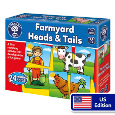 Orchard Toys Farmyard Heads And Tails Game Colorful And Fun Matching Game For Younger Players Perfect For Home Learning