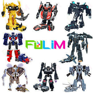 8 Pcs Mini Car Robot Toys 35Inch Small Hero Action Figures Birthday Favors Toys For Kids Age 5 And Up