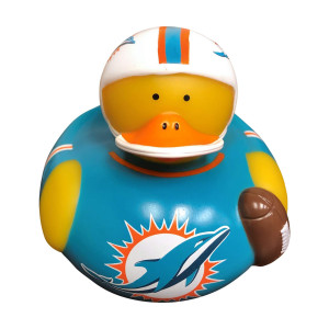 Fremont Die Nfl Miami Dolphins 4 Floating Rubber Duck 4 Team Colors