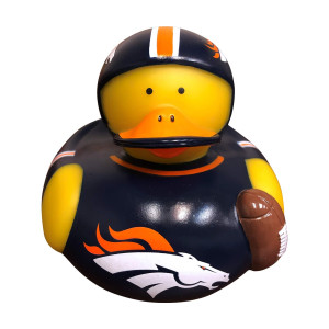 Fremont Die Nfl Denver Broncos 4 Floating Rubber Duck 4 Team Colors